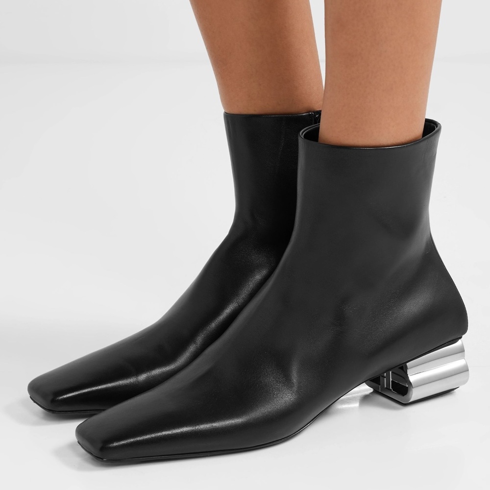 BRAND NEW Balenciaga BB shaped heel ankle boots